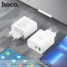 СЗУ-USB-USB-C HOCO C113A QC3.0 18W, PD65W, White. SUPER VOOC Type-C: 65 Вт;
USB-A: 18 Вт.