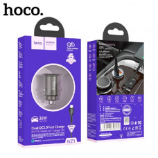 АЗУ-2USB MicroUSB HOCO NZ1 1м, QC3.0A 36W, Metal Gray
Выход: USB-A 1/2  QC 18W. Общий выход: 36W.
