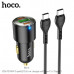 АЗУ USB-2USB-C (Type-C)-Type-C HOCO NZ6 1м, PD25W+20W+ QC3.0A 18W, Black