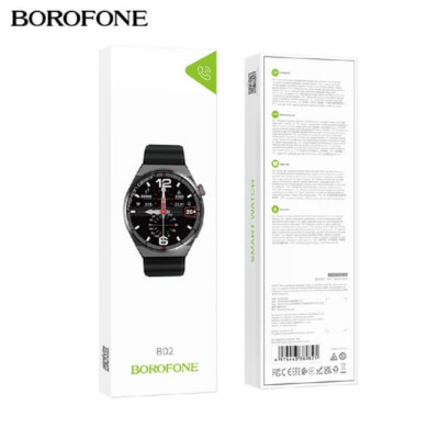 Часы Smart Watch BOROFONE BD2 Black. Емкость аккумулятора: 270 мАч. Время автономной работы: 2-3 дня с двойным Bluetooth, 5-7 дней с отключенным вызовом Экран: 1,28 дюйма; Разрешение: 240 x 240; IP68 водонепроницаемы. Память: ROM192KB+ RAM64MB. Поддержка 