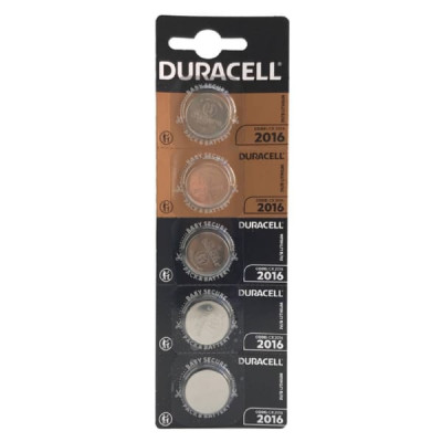 Батарейка DURACELL CR2016 BL5 отрывной