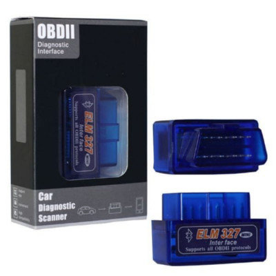 Автомобильный программный модуль OBD2 сканер B02-K версия 1.5/2-платы (Blue)
