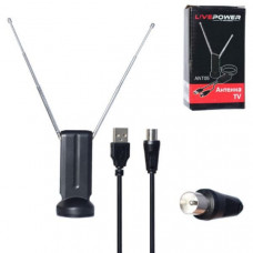 Антенна комнатная ТВ Live-Power ANT05 с усилителем 15дБ
