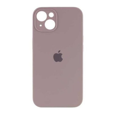 Чехол iP 14 Max/Plus Silicone Case с закрытой камерой (Pink Sand)