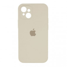 Чехол iP 14 Max/Plus Silicone Case с закрытой камерой (Stone)