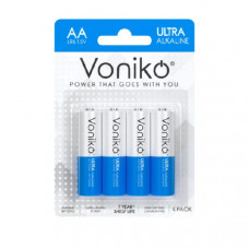 Батарейка Voniko LR06 Ultra Alkaline BL-4 (80/640)