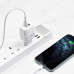 СЗУ-2USB Lightning HOCO C77A 1м, 2.4А, White