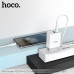 СЗУ-USB-USB-C (Type-C)-Type-C HOCO C80A 1м, 3.0A PD20W+QC3.0, White ПВХ
