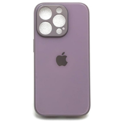 Чехол стеклянный iP 14 Pro Glass, цвет Pastel Pink
