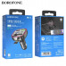 FM-Модулятор BOROFONE BC48 Black. Выход: USB-A 1 для музыки:5V/0.5A; USB-A 2:18W; Type-C: 5V/3A, USB-A 2+Type-C=5V/3A. Материал: ABS, размер: 82х58х47мм; вес 32г. Поддержка Bluetooth, MicroSD ( 32G)