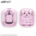Гарнитура вакуумная Bluetooth ACEFAST T6 Pink Lotus. Снижение шума ENC. Светодиодный цифровой дисплей. Чип Бестехник BES2300IU. СБК/ААК. BT 5.0V. Зарядный кейс 500мАч. Около 4 часов музыки или 3 часа разговоров. IPX4 водонепроницаемый.