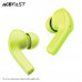 Гарнитура вакуумная Bluetooth ACEFAST T6 Youth Green. Снижение шума ENC. Светодиодный цифровой дисплей. Чип Бестехник BES2300IU. СБК/ААК. BT 5.0V. Зарядный кейс 500мАч. Около 4 часов музыки или 3 часа разговоров. IPX4 водонепроницаемый.