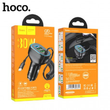 АЗУ 2USB-USB-C (Type-C)-Lightning HOCO NZ11A 1м, PD30W+QC3.0A18W, Black