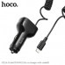 АЗУ 2USB-USB-C (Type-C)-Lightning HOCO NZ11A 1м, PD30W+QC3.0A18W, Black