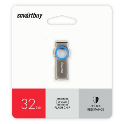 USB флеш-диск 32Gb Smartbuy MC2 металл синий