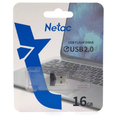 USB флеш-диск 16Gb Netac UM81 Ultra чёрный металл