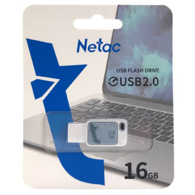 USB флеш-диск 16Gb Netac UA31 голубой
