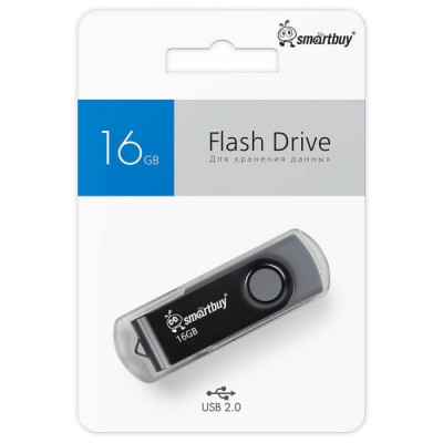 USB флеш-диск 16Gb Smartbuy Twist Black