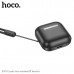 Гарнитура вкладыши Bluetooth Hoco EW53 Black. Bluetooth: 5.3. Радиус действия Bluetooth: До 10 метров. Тип управления: сенсорный. Время работы: до 4х часов. Емкость аккумулятора наушника: 30 мАh. Емкость аккумулятора кейса: 200 мАh. Время зарядки: 2 часа.
