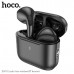Гарнитура вкладыши Bluetooth Hoco EW53 Black. Bluetooth: 5.3. Радиус действия Bluetooth: До 10 метров. Тип управления: сенсорный. Время работы: до 4х часов. Емкость аккумулятора наушника: 30 мАh. Емкость аккумулятора кейса: 200 мАh. Время зарядки: 2 часа.
