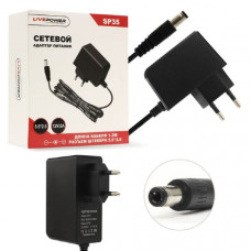 Блок питания Live-Power SP35 12V/2A, разъем штекера 5,5х2,5,  длина кабеля 1,2м, черный