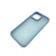 Чехол силиконовый Skin Shell iP 14 Pro противоударный, цвет Blue