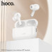 Гарнитура вакуумная Bluetooth Hoco EW56 White. Емкость батареи: зарядный чехол 300mAh; гарнитура 30mAh. Время работы: 4 ч.; в режиме ожидания: 150 ч. Поддержка переключения ведущий-ведомый,переключение песен, вызов Сири, настройка громкости слайдером.