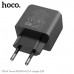 СЗУ-USB-USB-C HOCO CS14A QC3.0 PD20W, Black. Выход: Type-C: 20 Вт; USB-A: 18 Вт; USB-C+USB-A= 5V/3A.