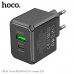 СЗУ-USB-USB-C HOCO CS14A QC3.0 PD20W, Black. Выход: Type-C: 20 Вт; USB-A: 18 Вт; USB-C+USB-A= 5V/3A.
