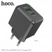 СЗУ-USB-USB-C HOCO CS14A QC3.0 PD20W, Black. Выход: Type-C: 20 Вт; USB-A: 18 Вт; USB-C+USB-A= 5V/3A.