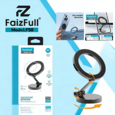 Держатель мобильного телефона магнитный на панель FaizFull F50. В комплекте пластина для магнитного держателя.