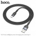 Кабель Type-C HOCO U117 1.2м, 3A, шнуровой, Black