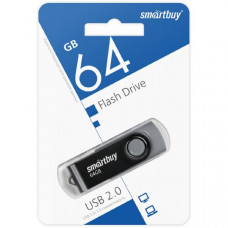 USB флеш-диск 64Gb Smartbuy Twist Black
