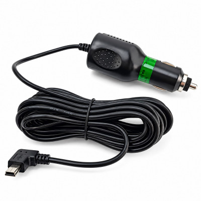 АЗУ SP10 для видеорегистратора, навигатора V3 mini 5V/2A=1A, 3,5м (угловой штекер)