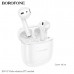 Гарнитура вкладыши Bluetooth Borofone BW45 White. Емкость батареи: зарядный чехол 300mAh; гарнитура 30mAh. Время работы: 4 часа, в режиме ожидания: 200 ч.