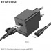 СЗУ-USB Lightning BOROFONE BAS11A 1м, 2.1A, 10.5W, Black
