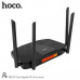 Wi-Fi роутер HOCO DQ03 Vast. Интерфейс: LAN: 4х1000 Мбит/с, WAN: 1х1000 Мбит/с. Мощность зарядки: 12 В постоянного тока/1 А. Антенна: 2х2,4 ГГц (5 дБи) + 2х5 ГГц (5 дБи). Скорость беспроводной связи: 2,4 ГГц: 573,5 Мбит/с, 5 ГГц: 1201 Мбит/с. Память: Flas