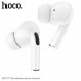 Гарнитура вакуумная Bluetooth Hoco EW59 White. Емкость батареи: зарядный чехол 300mAh; гарнитура 30mAh. Время работы: 4 ч.; В режиме ожидания: 150 ч. Поддержка переключения ведущий-ведомый, переключение песен, вызов голосового помощника и др.