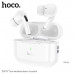 Гарнитура вакуумная Bluetooth Hoco EW59 White. Емкость батареи: зарядный чехол 300mAh; гарнитура 30mAh. Время работы: 4 ч.; В режиме ожидания: 150 ч. Поддержка переключения ведущий-ведомый, переключение песен, вызов голосового помощника и др.
