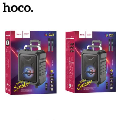Активная напольная колонка HOCO DS25 Black. Аккумулятор: 4500 мАч. Динамик: 8-дюймовый бас х 1 Мощность: 30 Вт. Время использования: 4-6 часов. Функции: Bluetooth, FM, USB, TF-карта, караоке, звуковой сигнал, экран дисплея. Отдельная громкость, высокие ча