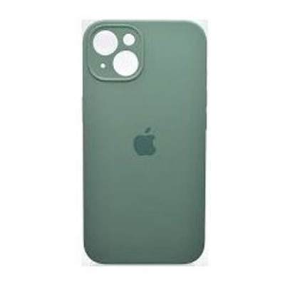 Чехол iP 14 Max/Plus Silicone Case с закрытой камерой (Pine Green)
