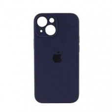 Чехол iP 14 Max/Plus Silicone Case с закрытой камерой (Midnight Blue)