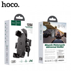 Держатель на руль велосипеда/мотоцикла HOCO CA58 Black. Подходит для телефонов 3,7-6,5 дюймов, диаметр 20-43 мм. Применимая длина: 11,6-17,5 мм, ширина мобильного телефона: 55-85 мм. Место крепления: велосипед, мотоцикл, детская коляска.  Материал: PC+TPU