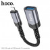 OTG переходник USB(AM)-Lightning(AF) HOCO UA24 Metal Gray  2.0 480 Mbps