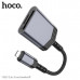 Кардридер HOCO UA25 iP, Metal Gray, 2TB/480Mbps, длина кабеля 19 см
Материал: алюминевый сплав + TPE. Интерфейс: SD/TF. Совместимость: Windows, Android, Linux, iOS, macOS, HarmonyOSP