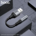 Аудио переходник AUX(AF)-USB(AM) HOCO LS36, 12 см