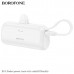 Внешний аккумулятор 5000 mAh BOROFONE BJ41 (Type-C/iP) White