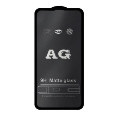 Стекло защитное A.G Matte iP 7/8 Plus Black 9H (25/1, техпак)
