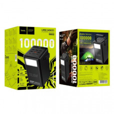 Внешний аккумулятор 100000 mAh Hoco DB03 Endure 22.5W Black. Емкость 100000mAh 370 Втч. Номинальная емкость 55000mAh. Три выходных порта: USB, USB Type-C и Micro-USB. LED цифровой дисплей. Вход: USB-C1: 18W; USB-C2: 18W. Выход: USB-C1: 20W, USB-A1: 22.5W,