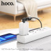 OTG переходник USB(AF)-Lightning(AM)+Type-C(AM) HOCO UA17, Black